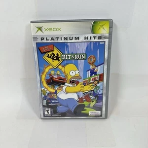 The Simpsons: Hit & Run (Microsoft Original Xbox, 2003) CIB Complete with Manual - Picture 1 of 5