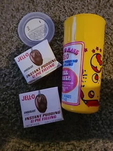 1972 Peter Max Jell-o Shaker Cup Store Premium Kunststoff Becher MIT GELEES! - Bild 1 von 12