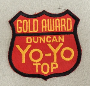 Duncan Yo-Yo Top Contest Winner Jacket Patch - First Place 1950s or 60s UNUSED - Picture 1 of 3