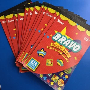 12 Spanisch Belohnung Aufkleber Bücher Darice Lernen 424 pro Packung x 12 Sprache - Bild 1 von 4