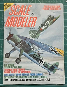 ✈️ Scale Modeler Magazine – March 1974 – Junkers Ju.88 Night Fighter & Eastern F - Picture 1 of 1