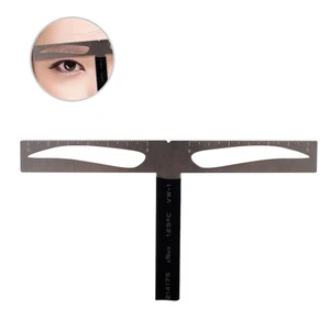 Kit de posicionamiento de equilibrio de tres puntos reutilizable regla de plantilla de cejas profesional - Imagen 1 de 11
