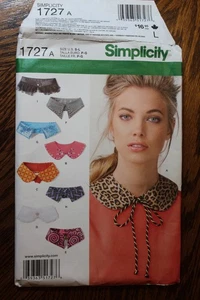 Collares Simplicity 1727 Misses en 3 tamaños patrón de costura sin cortar S-M-L - Imagen 1 de 3