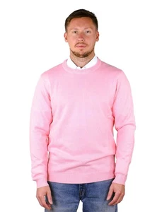 Socal Look Men's Sweater Crew Neck Long Sleeve Acrylic Pullover - Picture 1 of 66