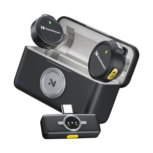 Wireless Lavalier Microphone for iPhone/Android, Lapel Microphone Wireless wi... - Picture 1 of 7