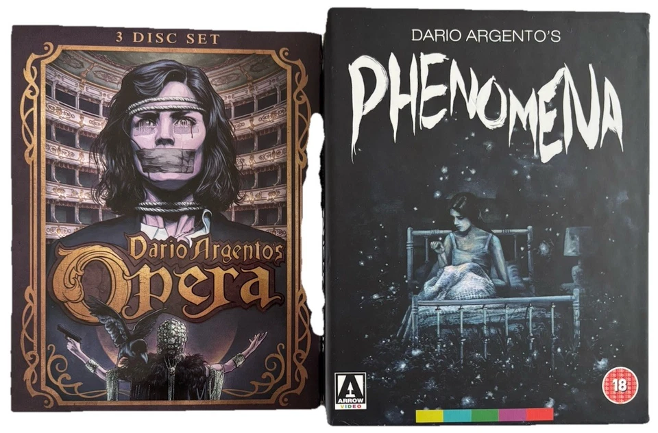 PHENOMENA Deluxe Edition 4-Disc Blu-ray ARROW + Opera W/ Slipcover Argento - Image 1 of 1