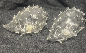 Roost Clear Glass Hedgehog Slat And Peper Shakers - Picture 1 of 4