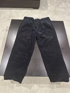 Vintage Polo Ralph Lauren Herren Andrew Cord Hose 38x30 Schwarz Dead Stock - Bild 1 von 8