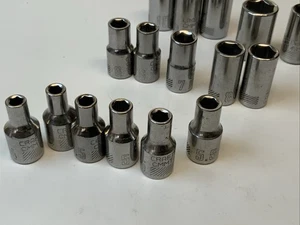 Craftsman CMMT Series 1/4 drive 6pt Metric Sockets, 4-13mm, Choose - Picture 1 of 16