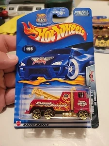 Hot Wheels Final Run 1/12 (2003) Red Rig Wrecker Toy Truck #195 - Picture 1 of 9