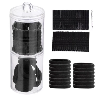 125 Count Beauty Essentials Kit - Includes 110 Bobby Pins & 15 Hair Elastics ... - Image 1 of 4