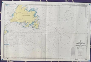 Admiralty 2666 CANADA EAST COAST GRAND BANKS OF NEWFOUNDLAND Map Chart Maritime - Picture 1 of 8