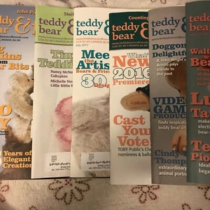Lot of 6 2017 Teddy Bear & Friends Magazines - Picture 1 of 7