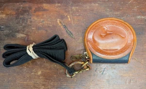 Portamonete vintage Dooney & Bourke Big Duck in pelle per tutte le stagioni D&B Classic - Foto 1 di 11