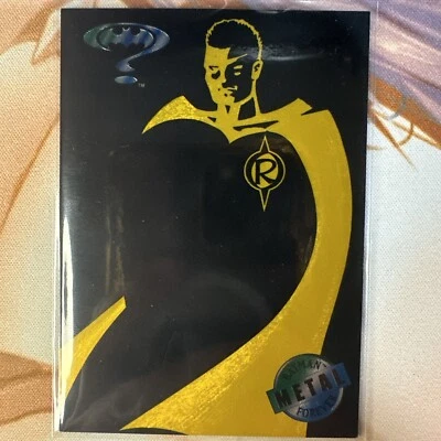 1995 Fleer Metal Batman Forever Gold Blaster #2 de 10 - Lámina Robin Foto 1 de 2