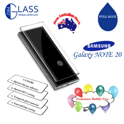 Full glue tempered and curved glass for Samsung Galaxy Note 20 - image 1 of 2