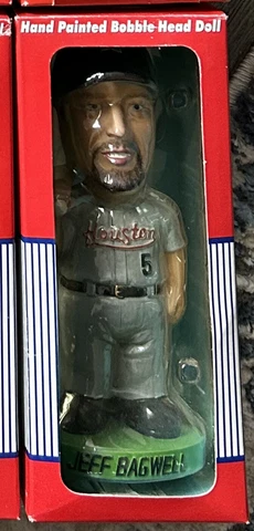 JEFF BAGWELL Houston Astros 2001 AGP Bobblehead, MLB HOF, Bobble Dobbles, w/Box Cover