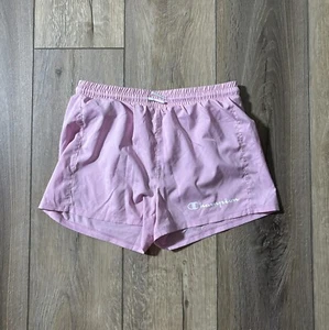 Champion Shorts Girl's 10-12 Pink Athletic Lined Drawstring Logo - Picture 1 of 4