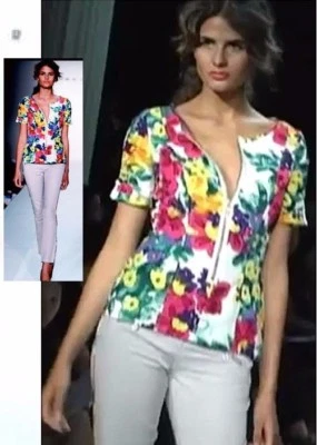 Camisa Top Walter Floral Acuarela Cremallera 2  Foto 1 de 2