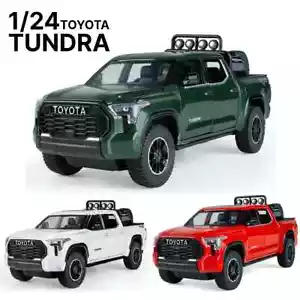1:24 Toyota Tundra TRD Pickup Truck Model Alloy Diecast Toy Vehicle Sound Light - Picture 1 of 9