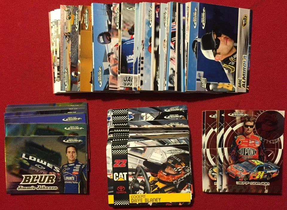 2008 Press Pass Speedway Racing 100 Card Set + Blur + Cockpit + Test Drive Sets  - Image 1 of 1