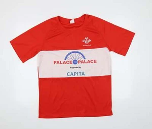 sports creative Mens Red Polyester blend T-Shirt Size L - Picture 1 of 12