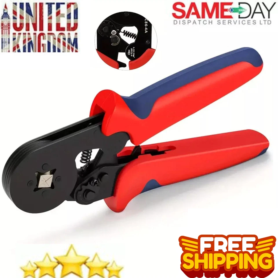 BIZTECHTRADING Ferrule Terminal Hand Wire Cord End Crimper Crimp Crimping Tool Plier
