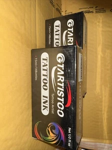 Professional Tattoo Ink 0.5 fl oz 14 Colors 15ml Vegan Friendly Pigment SEALED! - Picture 1 of 3