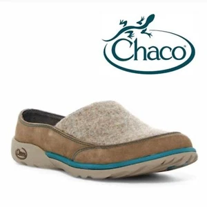 Chaco Quinn Wool and Leather Clogs in Sandstone Size 7 - Picture 1 of 13