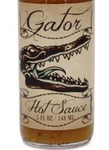 Puckerbutt Pepper Company Gator Hot Sauce Bottle 5 FL oz - Picture 1 of 2