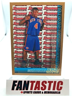 Nate Robinson GOLD RC #124 2005-06 Bowman Draft Picks & Prospects NBA Basketball - Image 1 of 2
