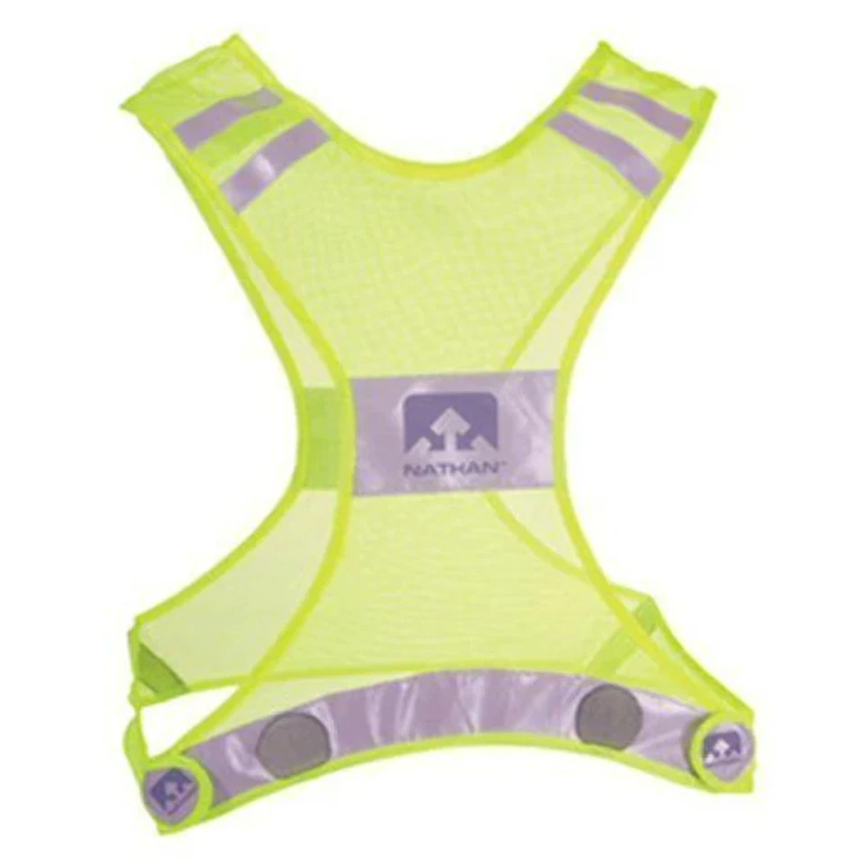 Nathan Reflective Streak Safety Cycling Vest Neon Yellow Large X-Large LG/XL - Image 1 of 1