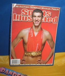 Sports Illustrated Olympics Magazine Back Issue Michael Phelps August 25 2008 - Picture 1 of 2