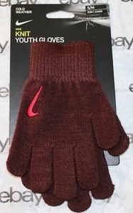 NIKE GIRLS KNIT GLOVES, SIZE S/M, 87901 - Picture 1 of 3