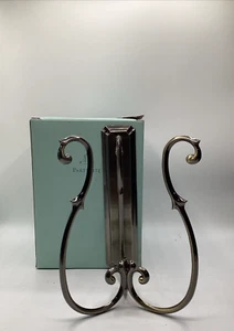 1-PartyLite P7773B Soliloquy Scrolled Antique Brass Wall Sconce - Picture 1 of 5