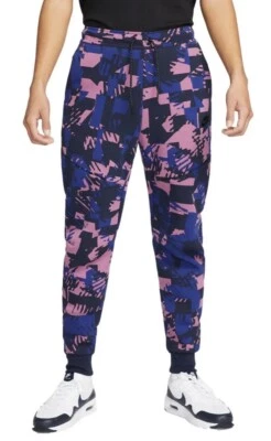 Nike Sportswear Tech Fleece Impresso Joggers Roxo Masculino Vários Tamanhos DM6472-507 - Imagem 1 de 4