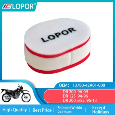 Filtro de aire para Suzuki DR125 DR200 DR125SE DR200 SP200 SP125 DR200SE DR200S 86-20 Foto 1 de 4