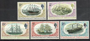 Falkland Islands Stamp 192-196 - Ships - Picture 1 of 1