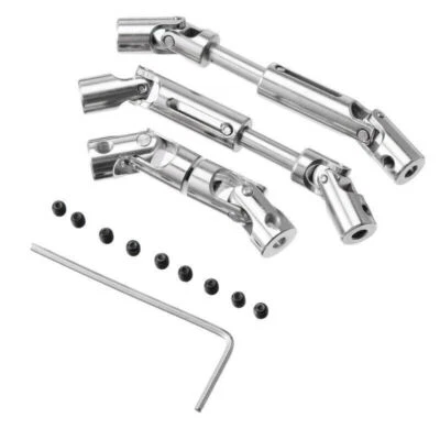 3pcs Upgrade Metal Front/Medium/Back Drive Shaft Kit for 1/16 WPL B16 B36 RC Car - Image 1 of 4