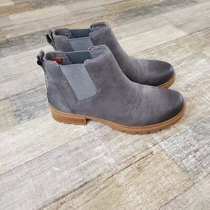 Botines Chelsea Sorel para mujer Emelie III talla 7,5 sin cordones - Imagen 1 de 10