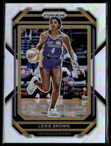 2023-24 Panini Prizm WNBA Silver Prizm Lexie Brown Los Angeles Sparks #84