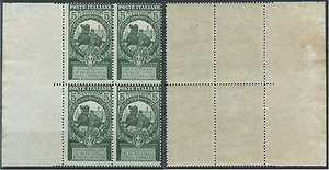 1911 REGNO UNITA D'ITALIA 5 CENT QUARTINA MNH ** - T92 - Picture 1 of 1