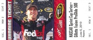 2011 Press Pass Winning Tickets #WT14 Denny Hamlin