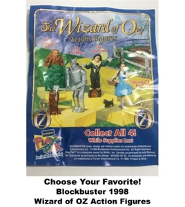 Blockbuster 1998 Play Pak Wizard of Oz Vintage Collector Figures-Pick! - Picture 1 of 36