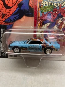 Johnny Lightning The Amazing Spider-Man 1968 Chevrolet Camaro Rubber Tires - Picture 1 of 3
