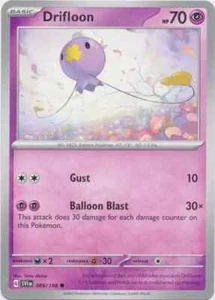 DRIFLOON X 4 089/198 N/M POKEMON SCARLATTO E VIOLA - Foto 1 di 1