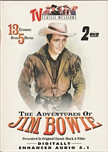 The Adventures of Jim Bowie ~ 13 Episode ~ VGC ~ All Regions ~ Free Post ~ B & W - Picture 1 of 5