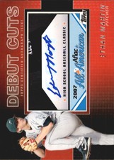 2010 Topps Pro Debut AFLAC Debut Cut Autographs #EM Ethan Martin 