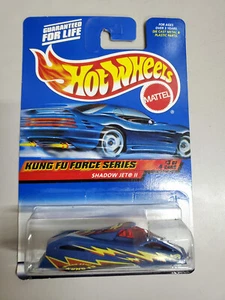 HOT WHEELS 2000 KUNG FU FORCE SERIES Shadow Jet 2 (blue) Collector #035 New - Picture 1 of 2
