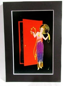 Erte Art Deco Postcard (Romain de Tirtoff 1892 -1990) 20th Century Reprint #707 - Picture 1 of 3